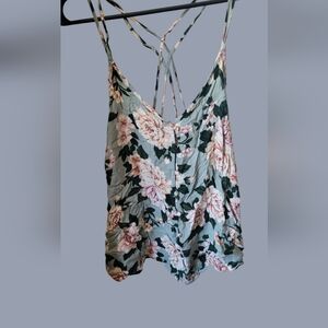 American Eagle button front tank
